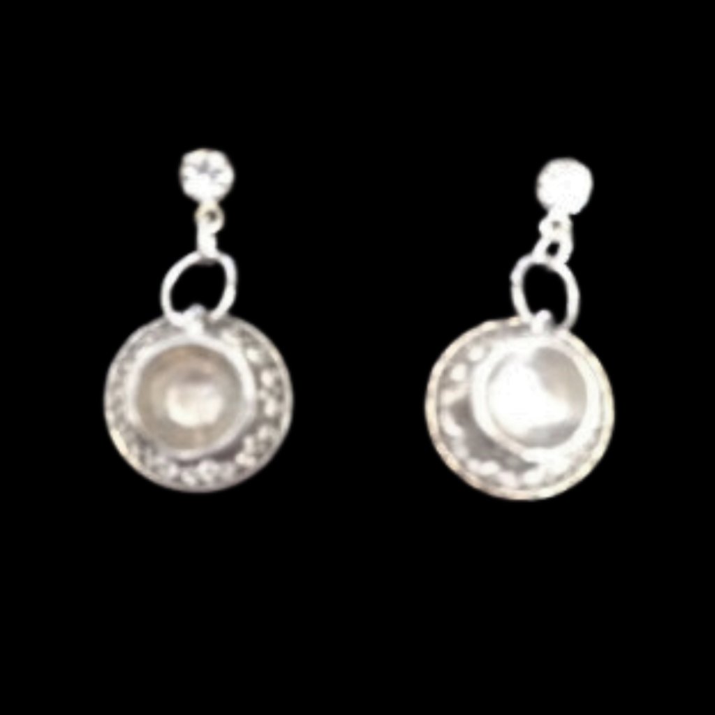 Pewter Teacup And Saucer Earrings 14$